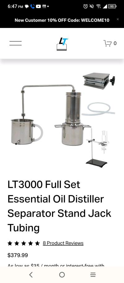 LT 3000 Essential Oil Distiller - Thumbnail 7