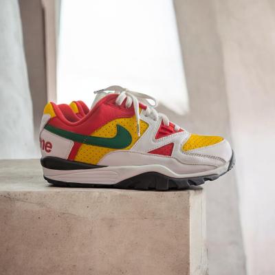 Nike Cross Trainer Low Supreme White Yellow Red Size 13 - Thumbnail 4