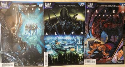 Alien Paradiso 1 2 3 4 5 Complete Set Cover A 15 NM Horror - Thumbnail 2