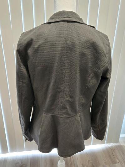 Banana Republic Womens Gray Pleated Jacket - Thumbnail 3