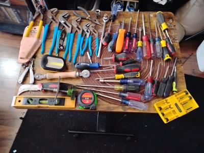 just a big lot of screwdrivers pliers and random stuff - Thumbnail 2