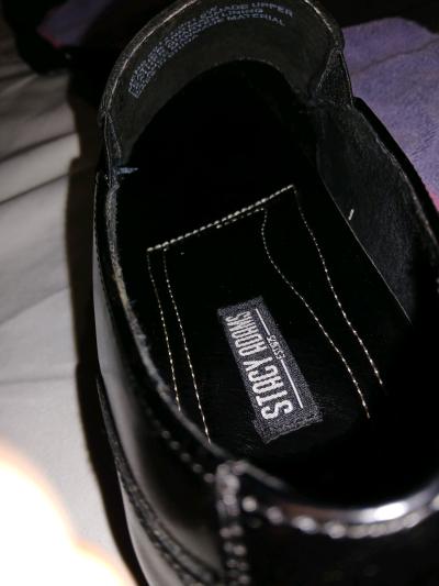 black Stacy adams Wakefield shoes size 9w brand new - Thumbnail 4