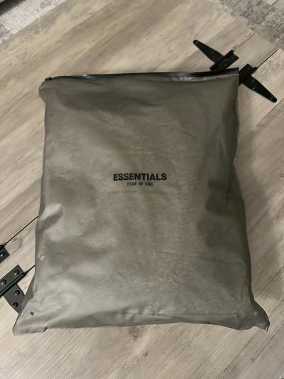 Essentials Fear of God Dark Oatmeal Hoodie M - Thumbnail 3