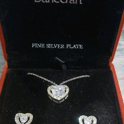 danecraft silver plate heart necklace - Thumbnail 2
