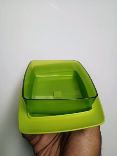 Koziol Butter Dish Green Made in Germany - Thumbnail 2