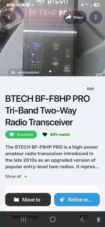 Btech hp pro radio transceiver - Thumbnail 2