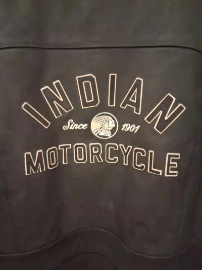 Womans Indian Motorcycle Leather JacketLG removable liner - Thumbnail 10