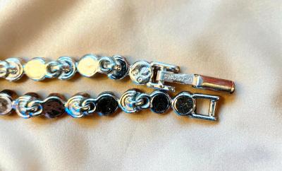 Stunning Swarovski Bezel Set Crystal Tennis Bracelet - Thumbnail 6