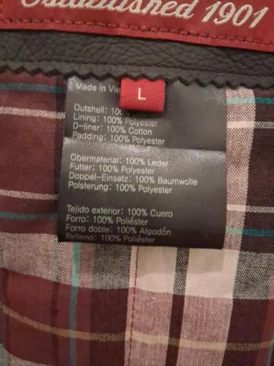 Womans Indian Motorcycle Leather JacketLG removable liner - Thumbnail 5