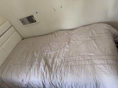 twin bed with mattress and frame - Thumbnail 2