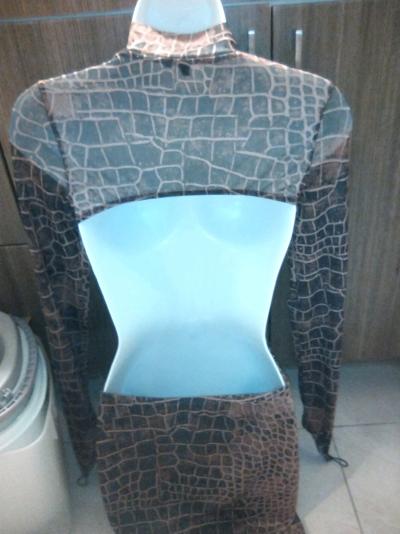 Sexy long sleeve dress black less - Thumbnail 2