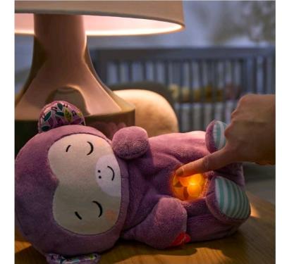 Baby Toy soothe n Snuggle Purple Monkey Plush - Thumbnail 3