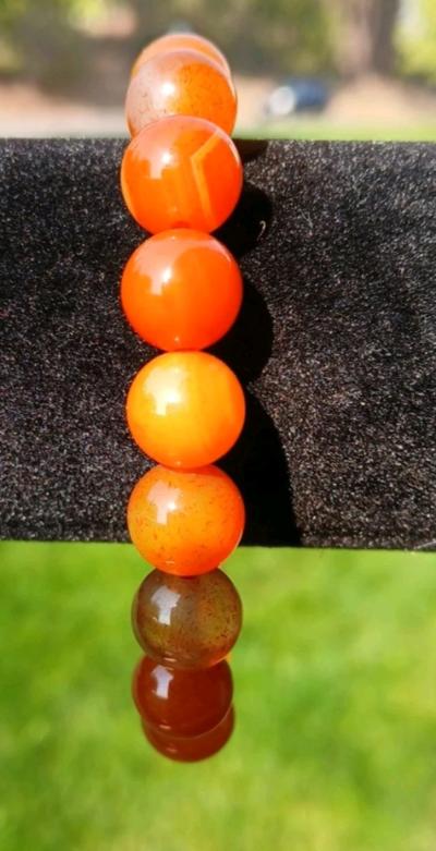 Carnelian Agate Bracelet 85mm - Thumbnail 2