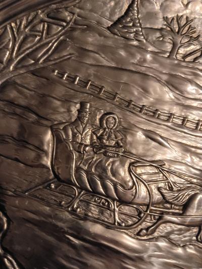 tin Christmas tray - Thumbnail 4