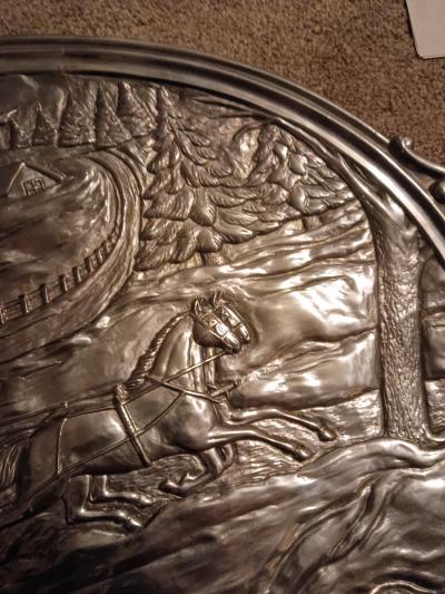 tin Christmas tray - Thumbnail 3